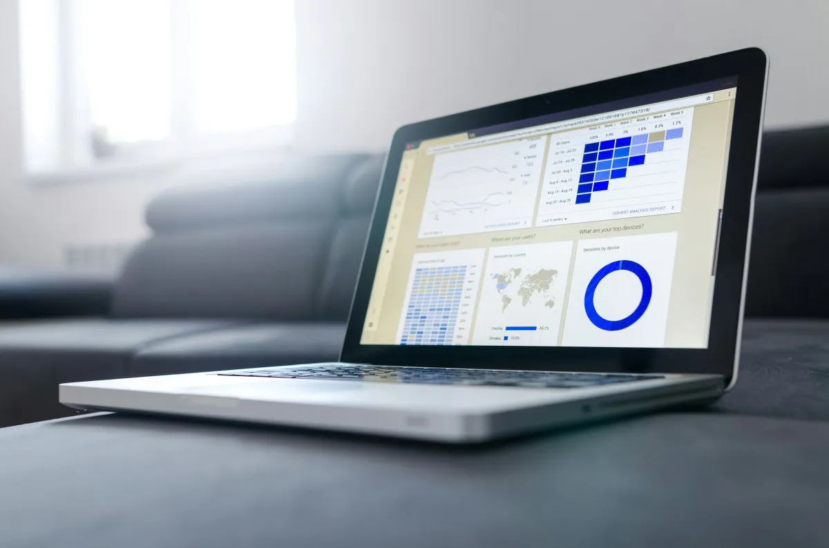 Data analytics dashboards guiding pricing and forecasting decisions